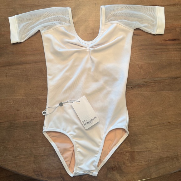 AK Dancewear Other - AK Dancewear Chloe in Core White YXL NWT Leotard